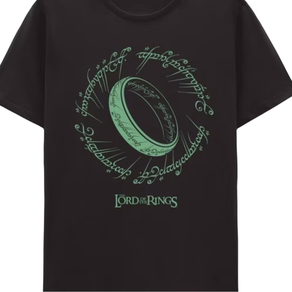 Lord of the Rings Glow in the Dark Graphic Tee - Picture 1 of 3